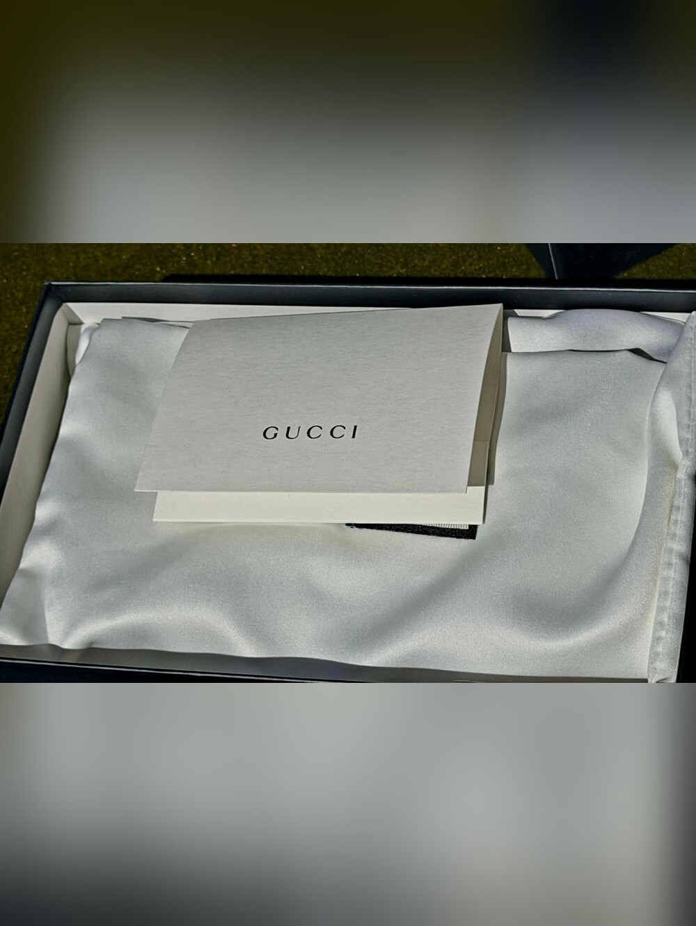 Gucci Black Dollar Calfskin Interlocking G Wallet on Chain (WOC) w/COA - EUC - Picture 7 of 8